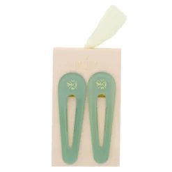 Barrettes Vert D'eau